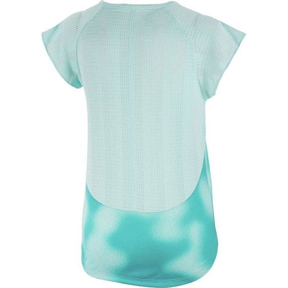 Nike Blue Instacool Short Sleeve Running Top - Picture 7 of 13